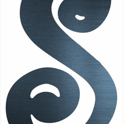 Curly Letter S (4")
