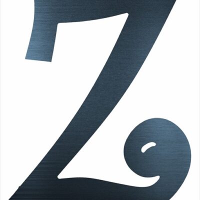 Curly Letter Z (4")