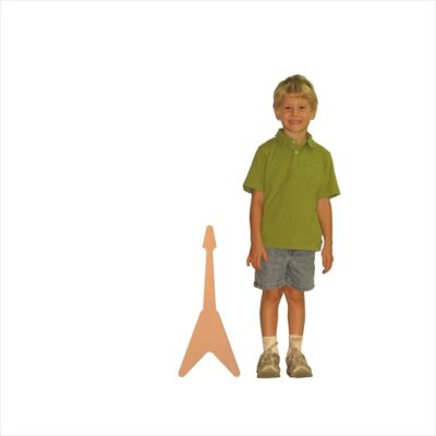 Small Flying V Guitar (24x10)