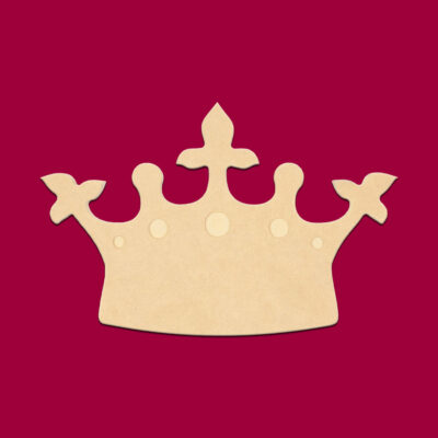 Mini Princess Crown 8" (Pkg of 4) Miniature Unfinished DIY Wood Craft To Sell Ready to Paint Wood Wooden Cutout