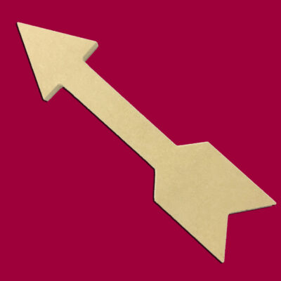 Mini Solid Arrow 8" (Pkg of 4) Miniature Unfinished DIY Wood Craft To Sell Ready to Paint Wood Wooden Cutout