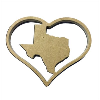 9" States Inserts for Home Heart Sign